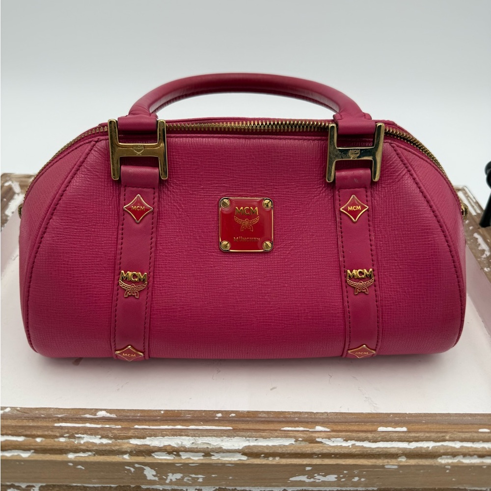 Vintage Hot Pink MCM Alma bag
